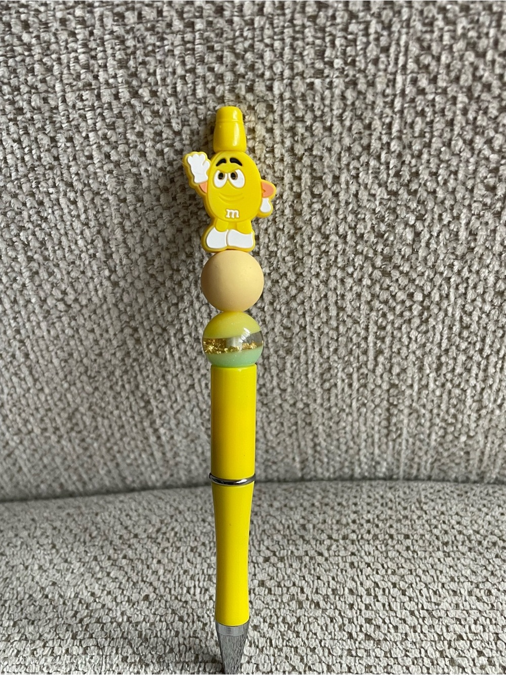 Yellow M&M Character Ballpoint Pen - M&M's Inspired